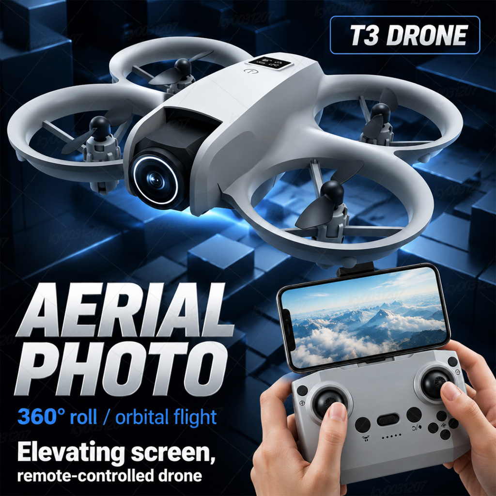 NEW T3 Mini 8K Drone Dual Came - đánh giá và giá Drone Video Production